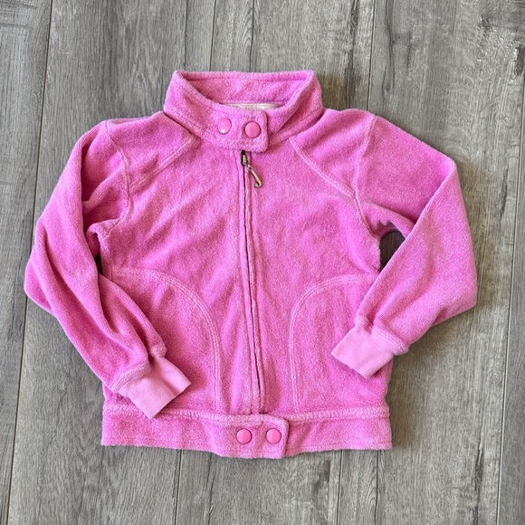 Juicy Couture Other - Vintage Y2K Juicy Couture Full Zip Sweatshirt Baby Girl 4T Veluor Sweatsuit